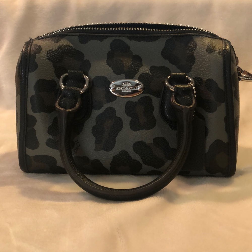 Coach Ocelot Print Mini Handbag
